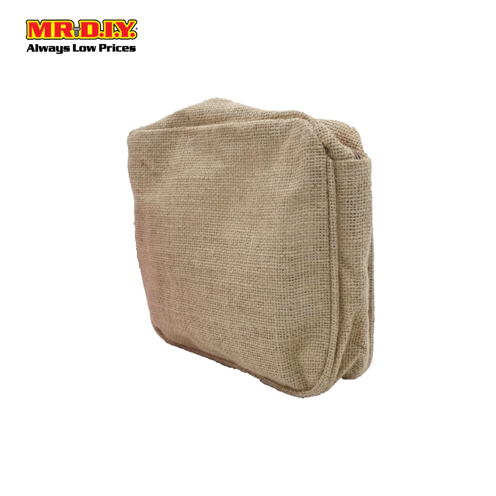 Jute Cosmetic Bag (23x5x16cm) - Image 2