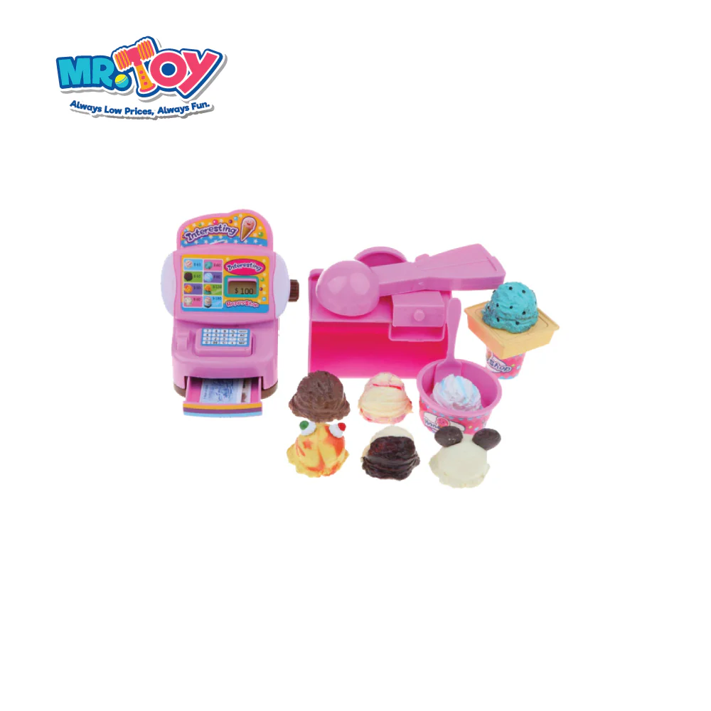 KAIDILONG Mini Cashier Ice Cream Shop Playset Toys - Image 2