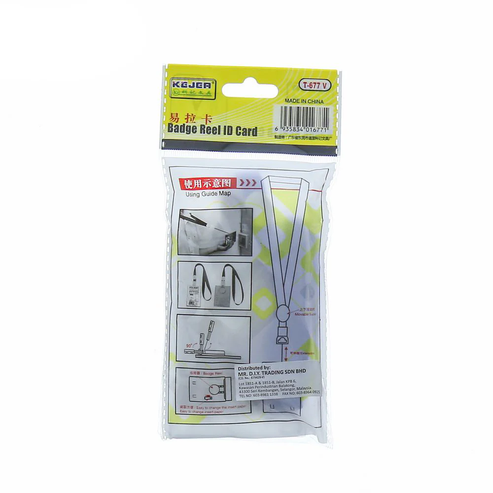 KEJEA Badge Reel ID Card Holder 54 x 85mm - Image 4