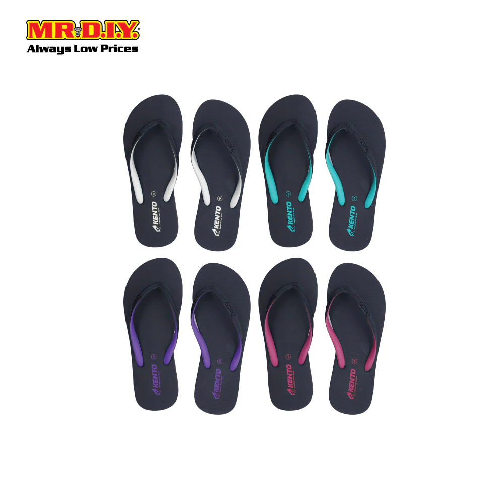 KENTO Wm Black Sole Light Waterproof Slipper - Image 3