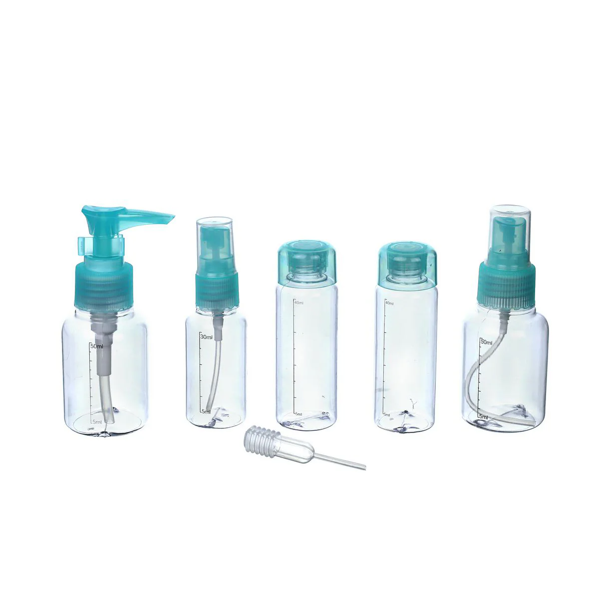 (MR.DIY) KEQI 7 in 1 Travel Pack Cosmetic Bottle Kit Set - Image 6