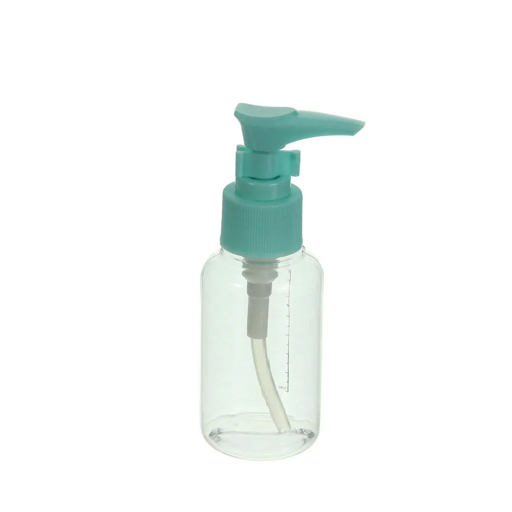 (MR.DIY) KEQI Cosmetic Transparent Lotion Soup Shampoo Pump Bottle (75ml) - Image 2