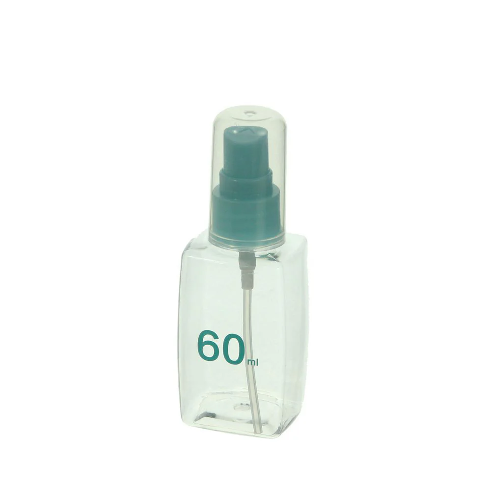 (MR.DIY) KEQI Cosmetic Transparent Rectangle Spray Bottle (60ml) - Image 3