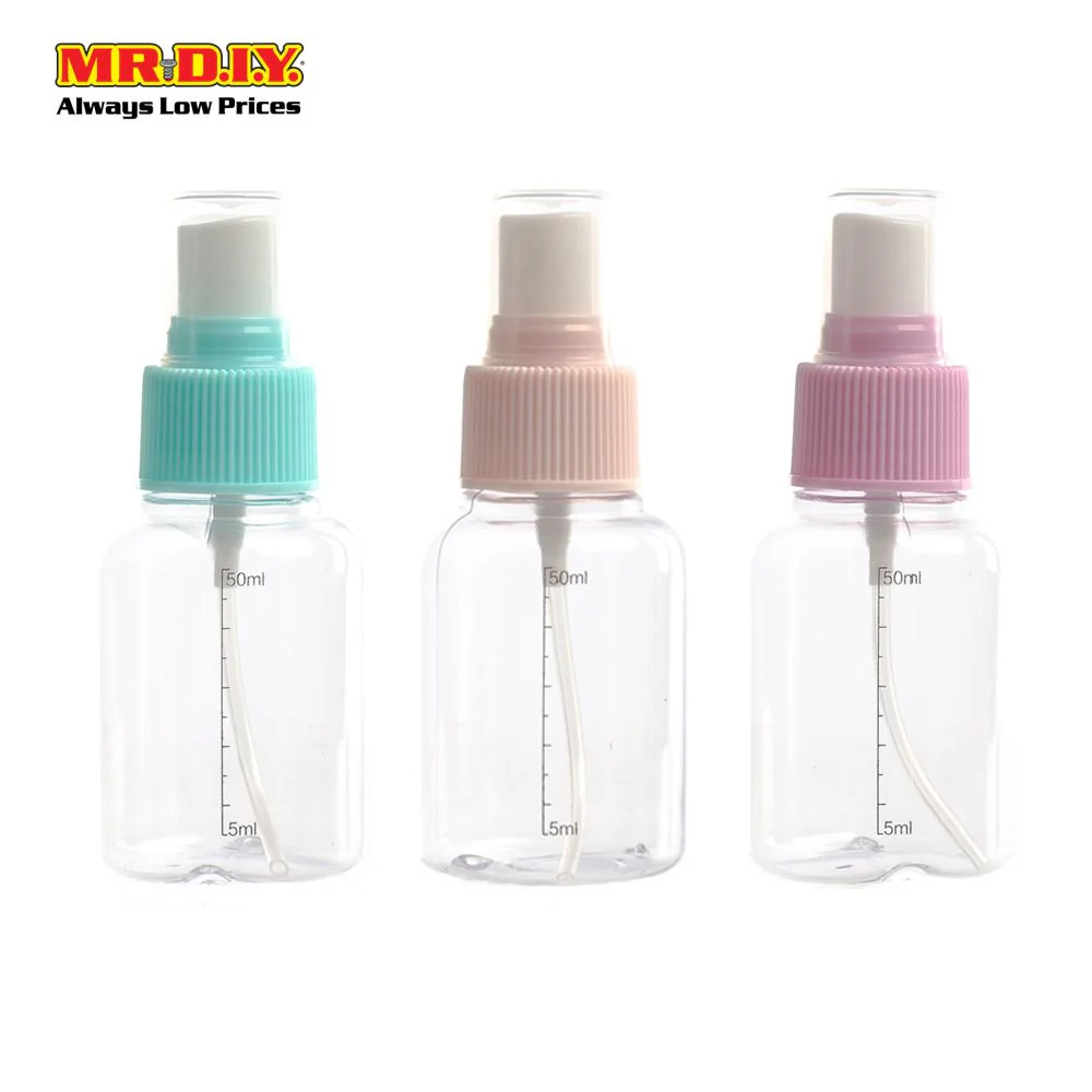 (MR.DIY) KEQI Travel Cosmetics Transparent Spray Bottle [50ml] (10cm x 4cm) - Image 4