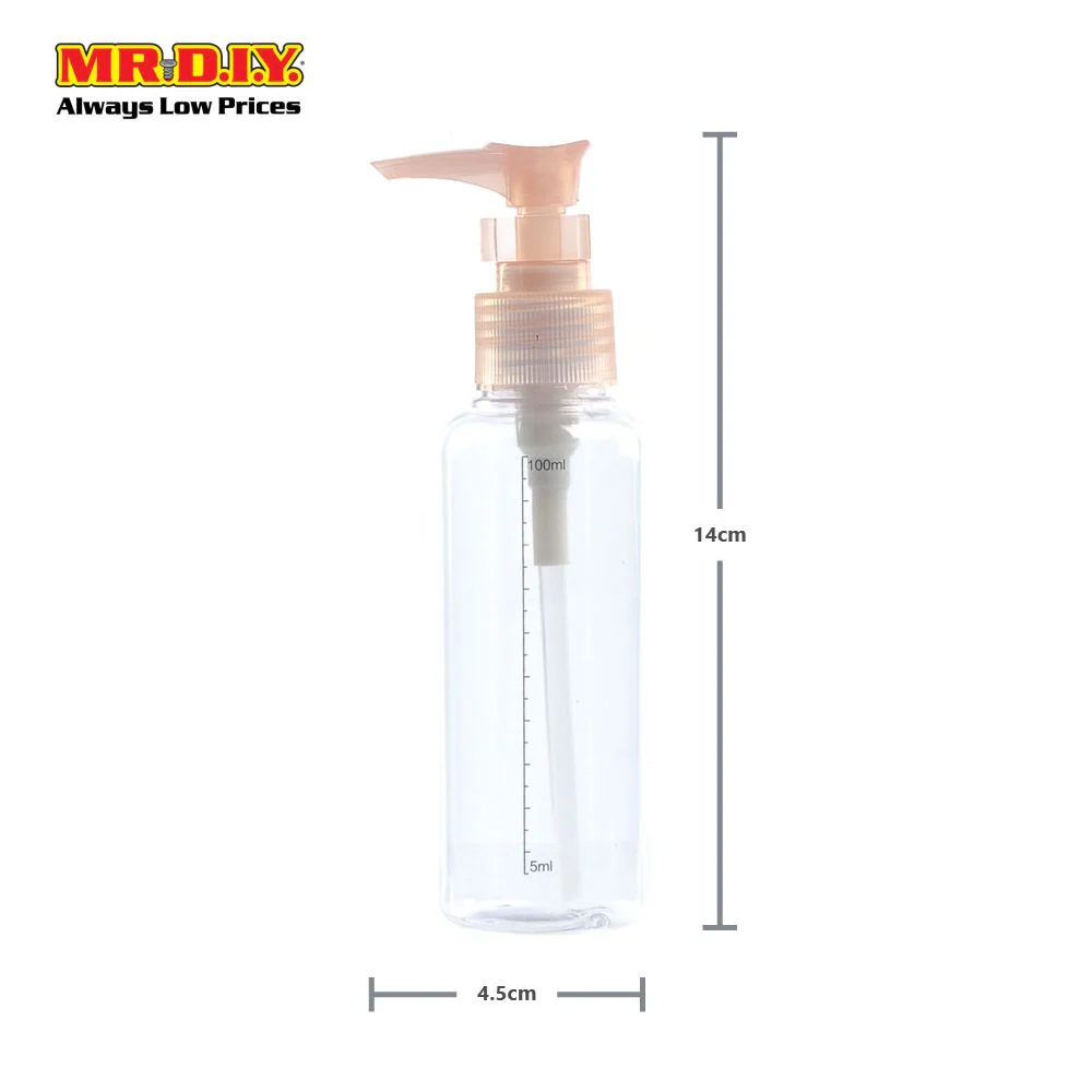 KEQI Travel Plastic Pump Bottle SB6611A (100ml) - Image 3