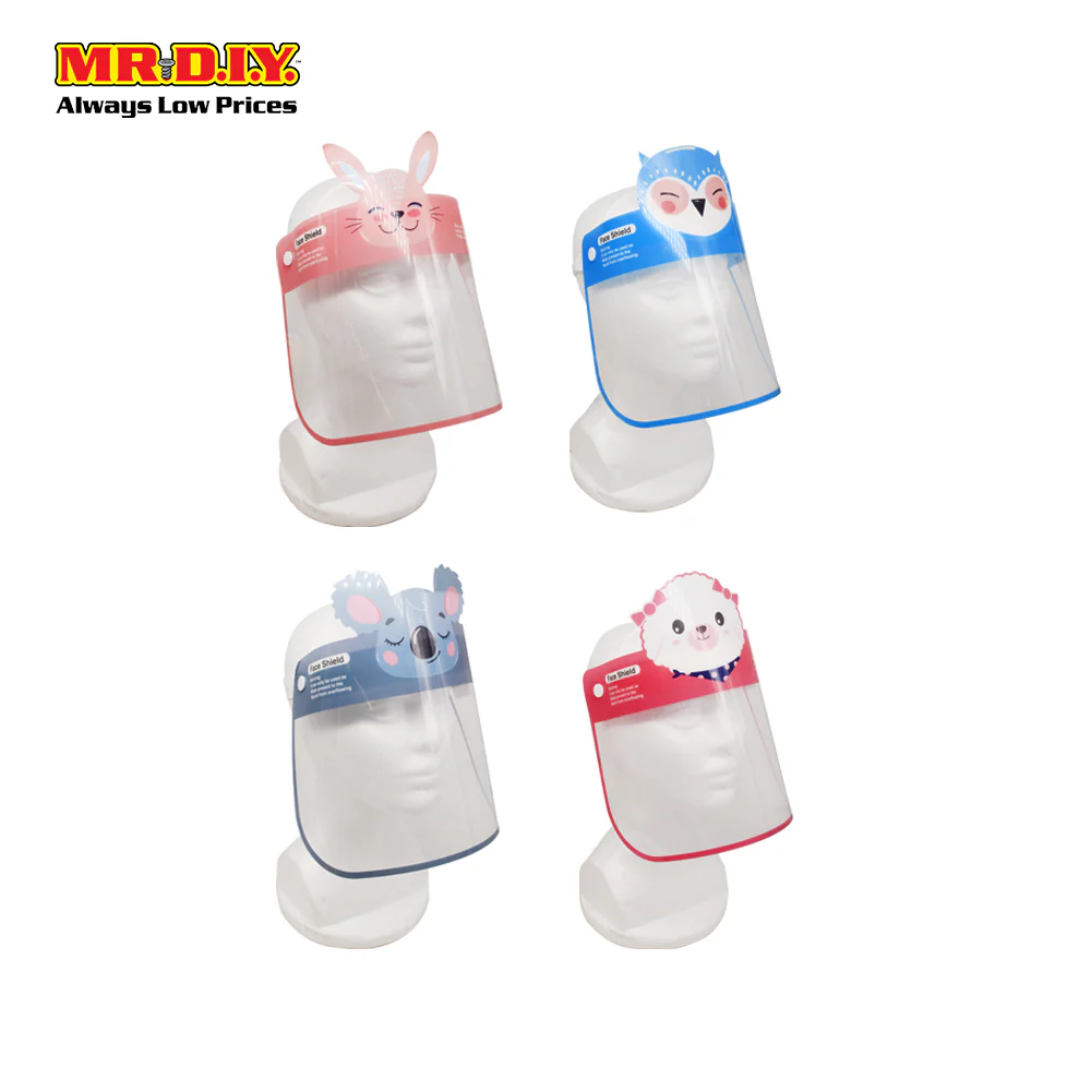 Kids Cartoon Reusable Transparent Protective Safety Face Shield - Image 5