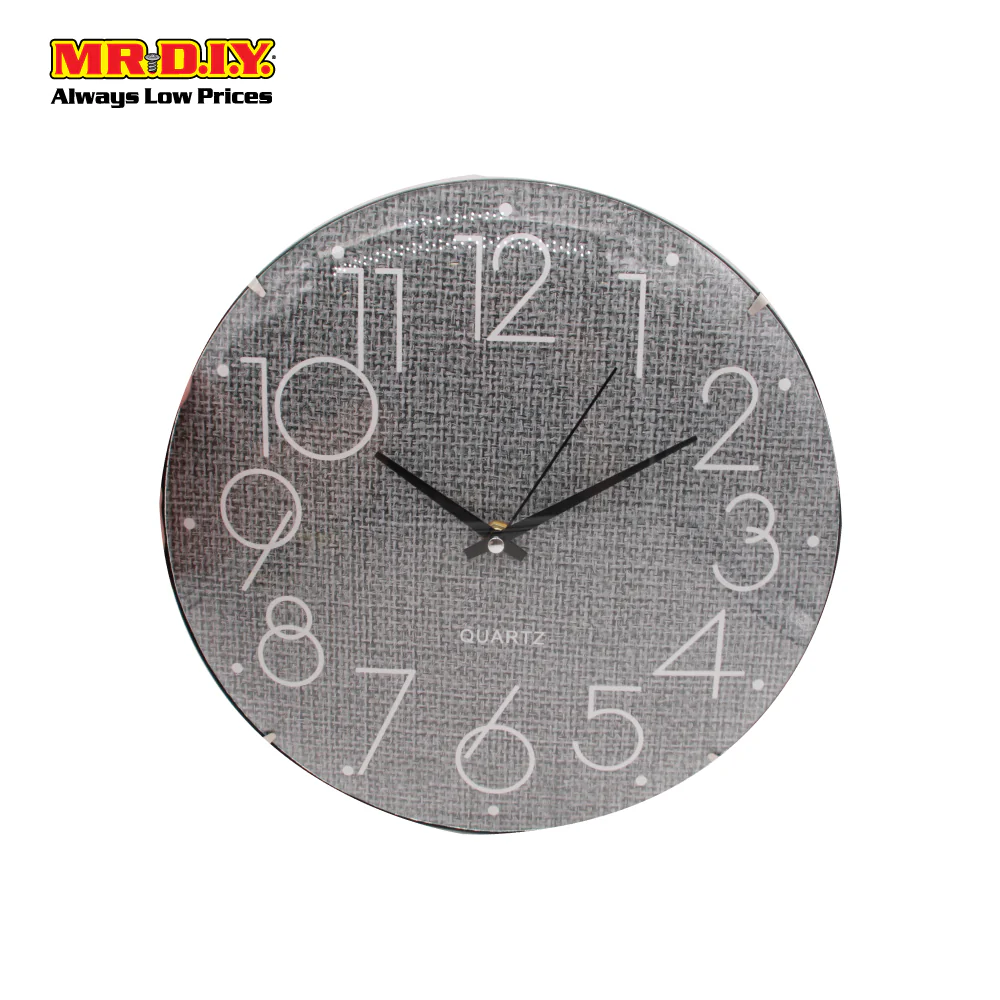 (MR.DIY) Quartz LJ-6129 Rimless Wall Clock 12 Inch KLJ-6129 - Image 4