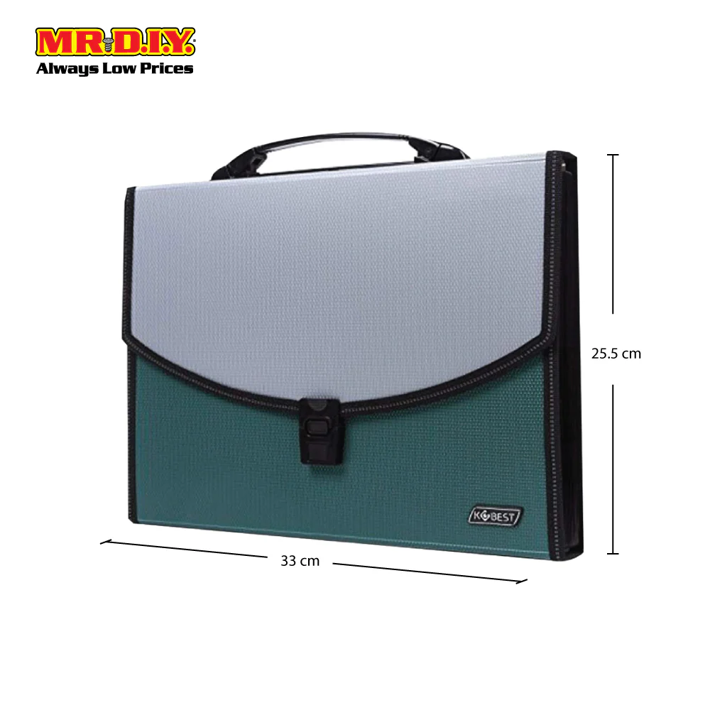 KOBEST 12 Pockets A4 Document File Folder Bag - Image 4