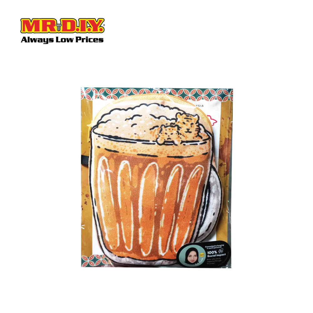 KTJ Exclusive Handmade Teh Tarik Coin Pouch - Image 2