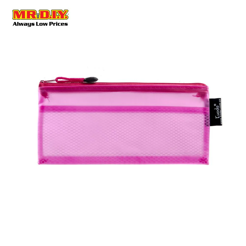 (MR.DIY) KUODA Neon Colour PVC Pencil Case (22cm x 11cm) - Image 6