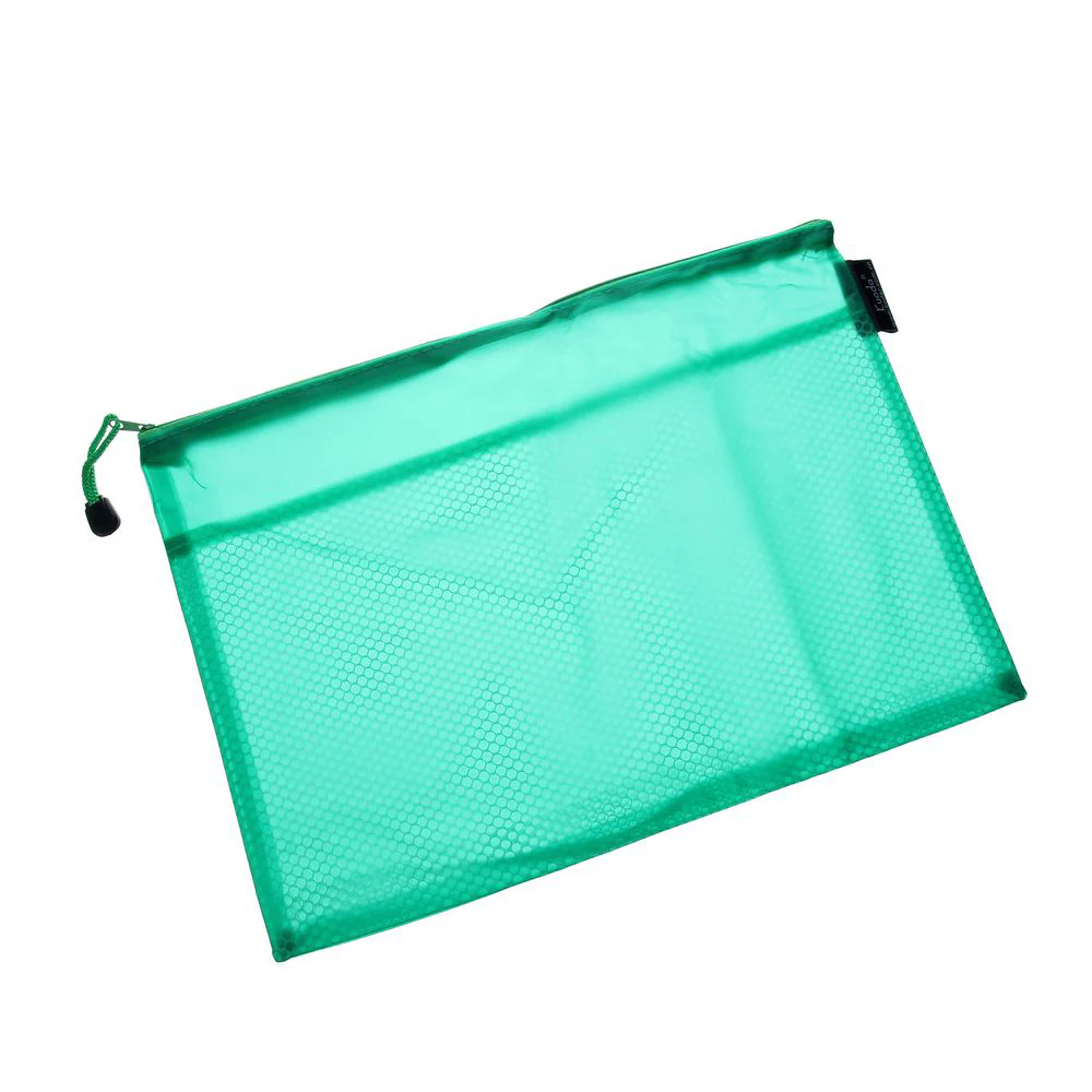 KUODA Translucent Zipper Plastic A4 Document Bag (1pc) - Image 4