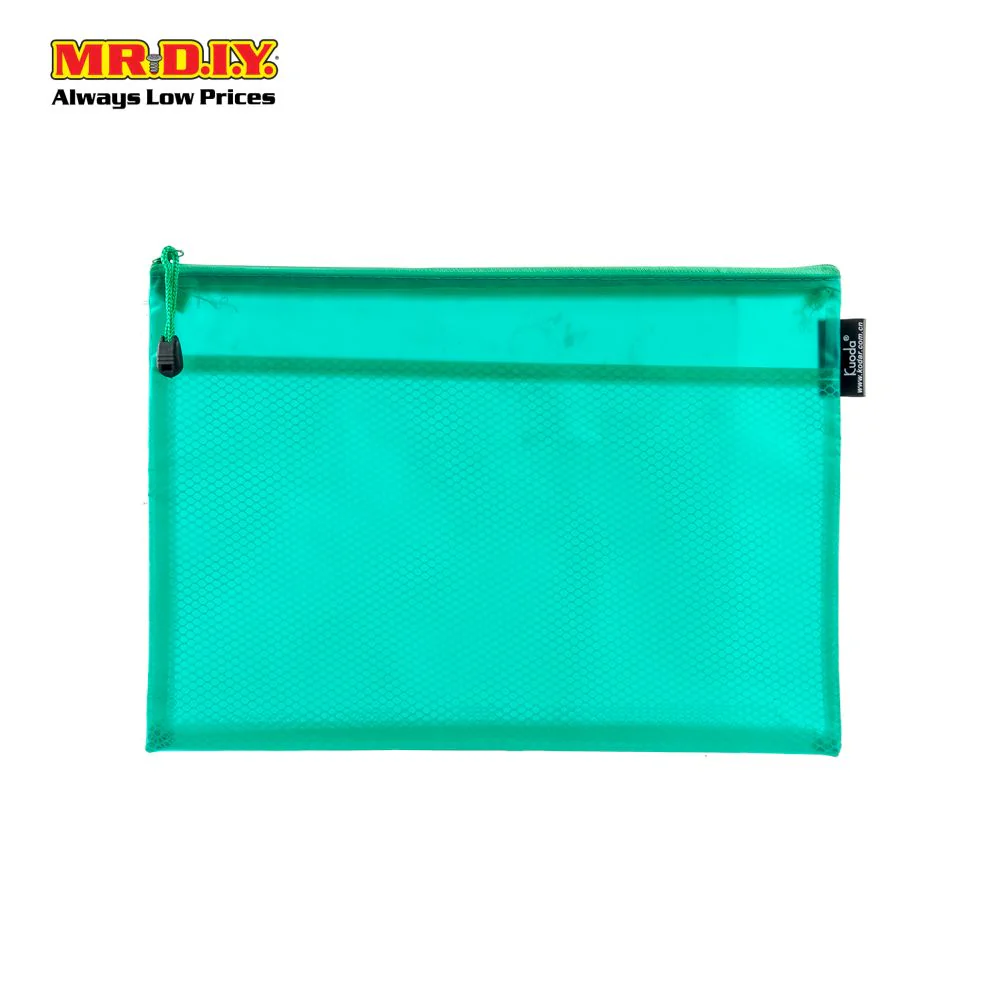 KUODA Translucent Zipper Plastic A4 Document Bag (1pc) - Image 8