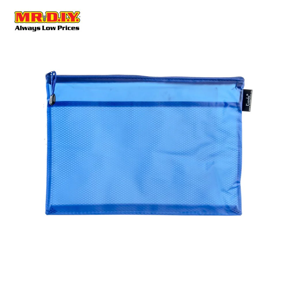 KUODA Translucent Zipper Plastic A4 Document Bag (1pc) - Image 9