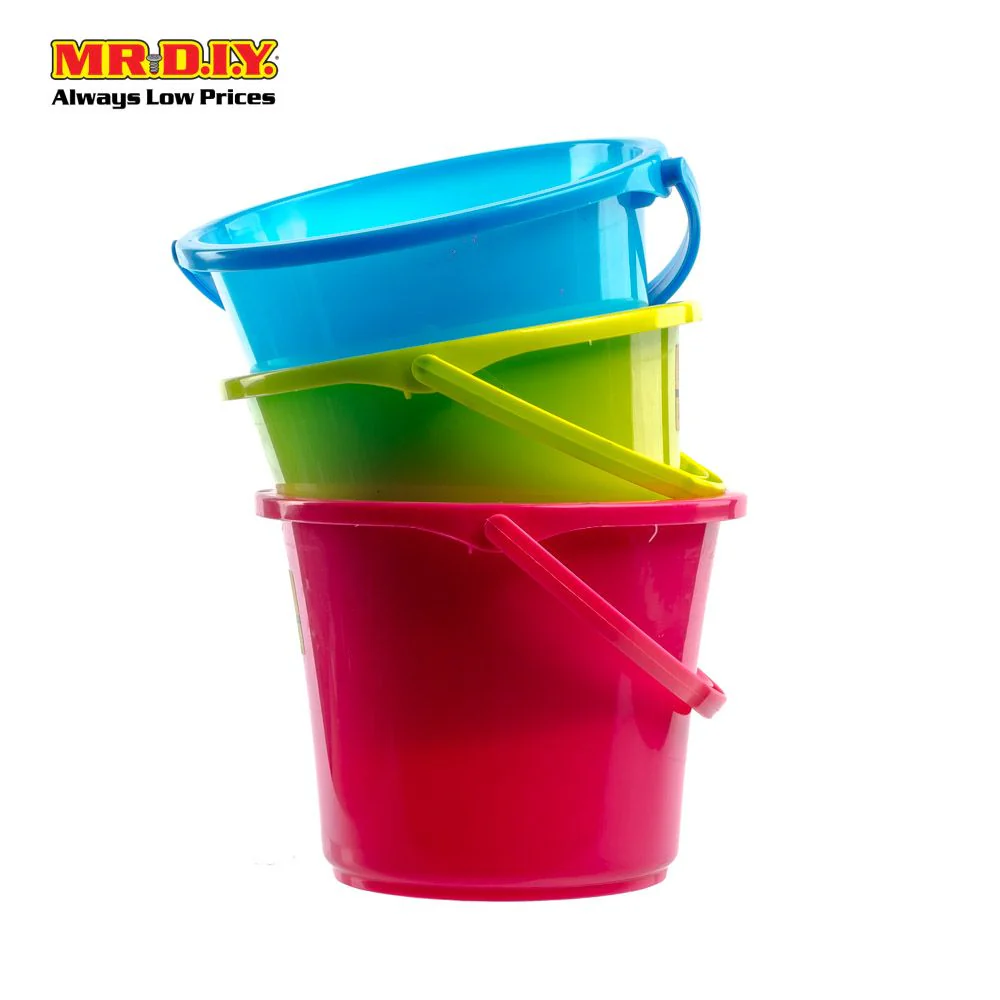 LAVA Plastic Heavy-Duty BPA-Free Bucket Water Pail 3L (16.5cm X 20cm) - Image 4