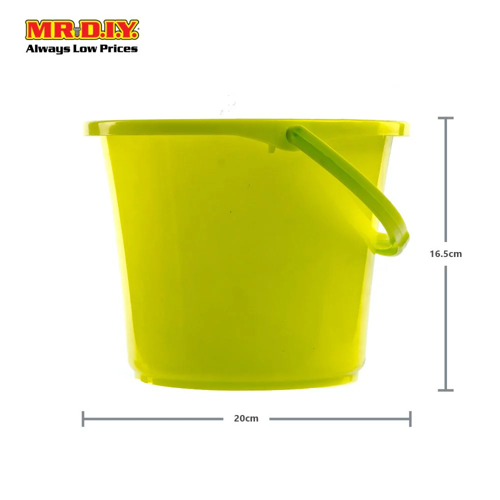 LAVA Plastic Heavy-Duty BPA-Free Bucket Water Pail 3L (16.5cm X 20cm) - Image 5