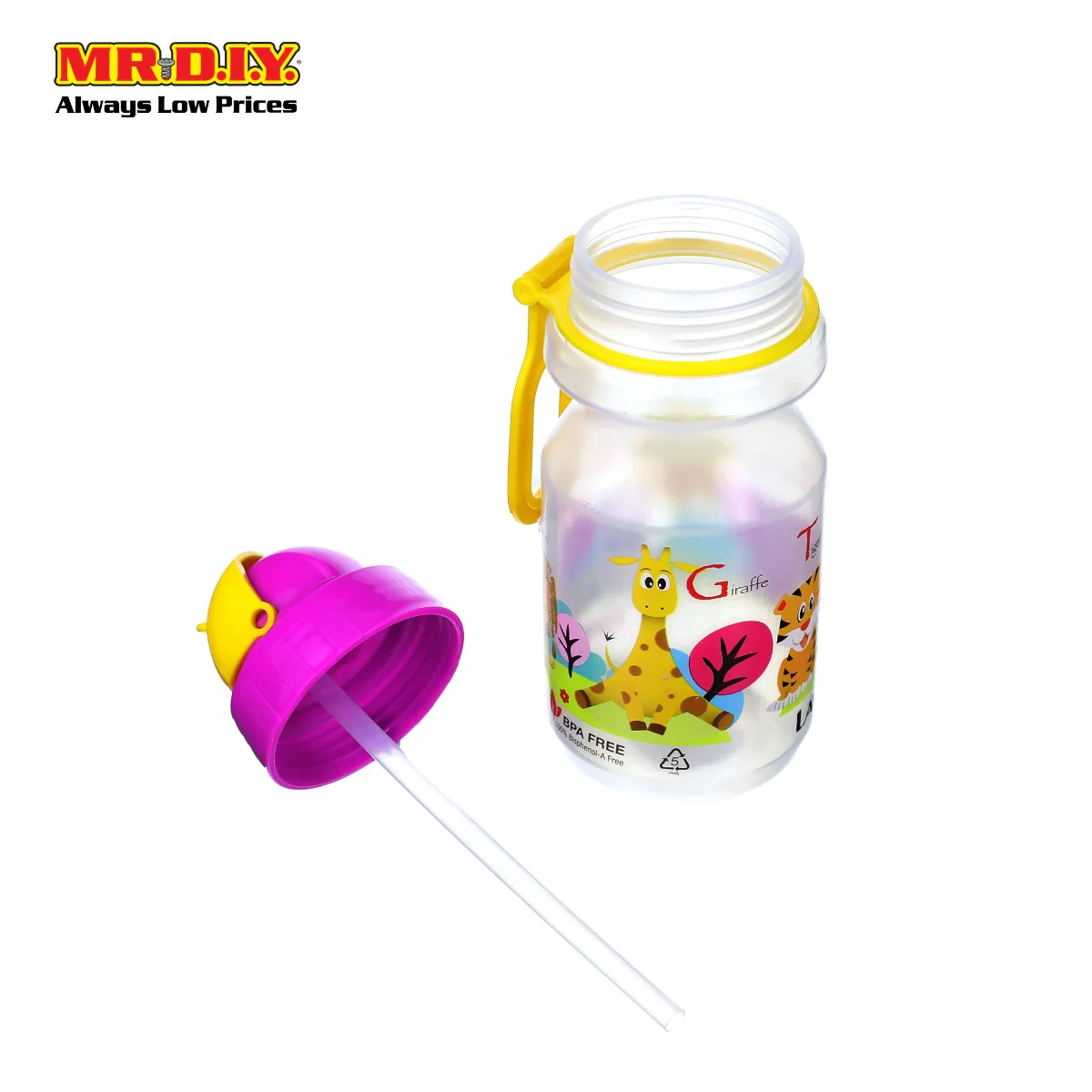 LAVA Cartoon Animal Straw Cup Bottle (500ml) - Image 2