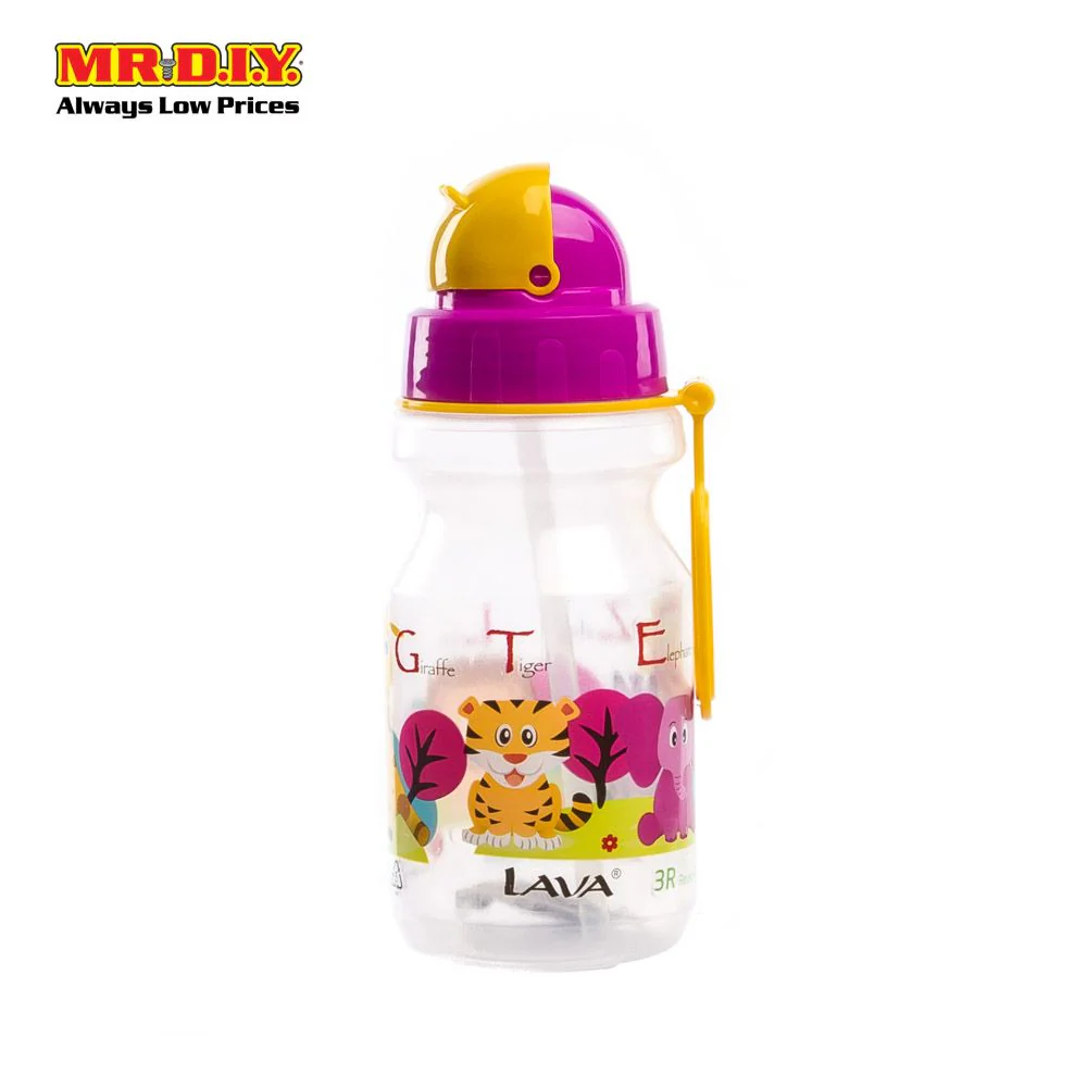 LAVA Cartoon Animal Straw Cup Bottle (500ml) - Image 6