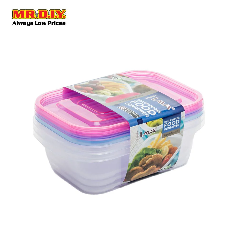 LAVA Multipurpose Food Container (3 pieces) - Image 4