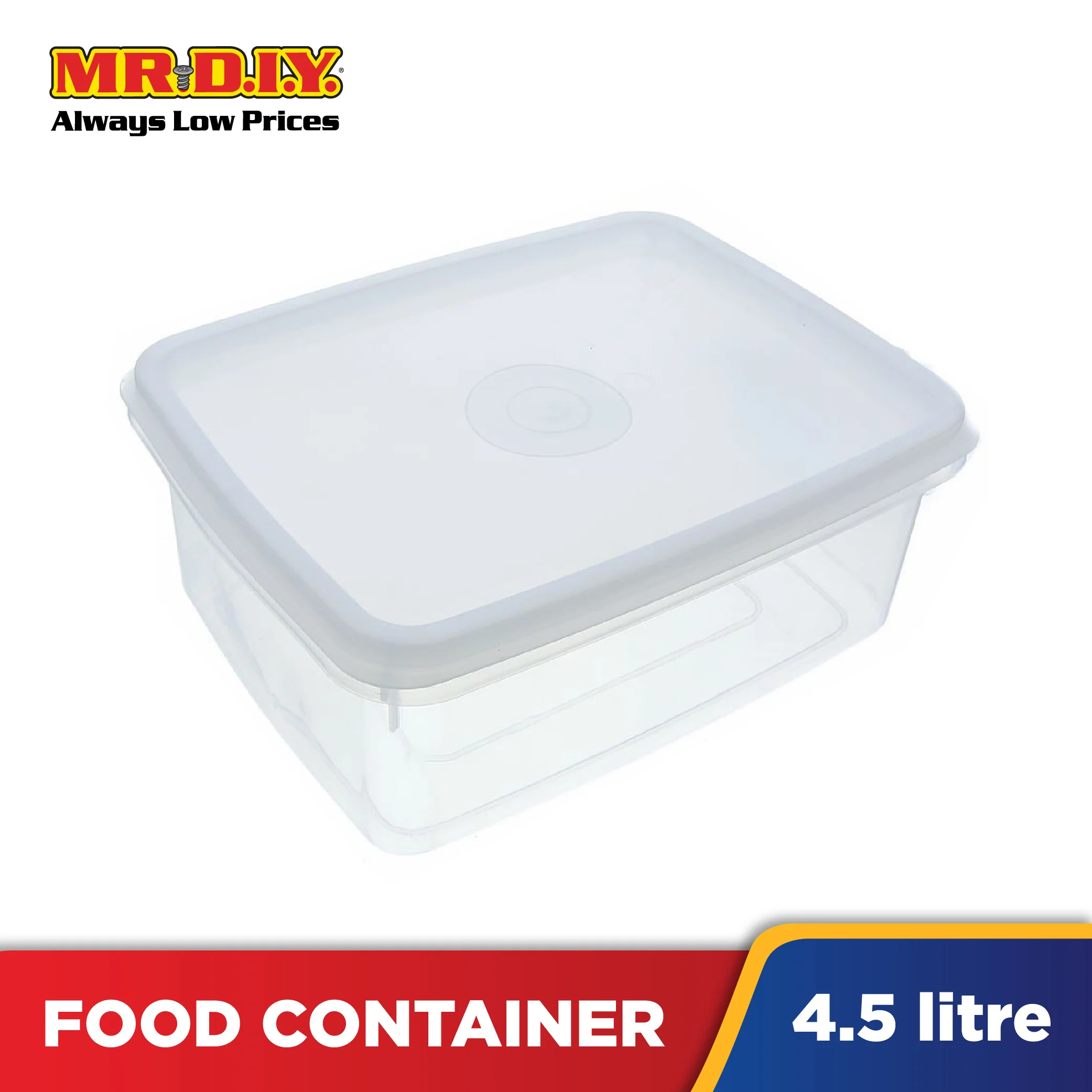 LAVA Plastic Food Container with Lid (4.5L) - Image 2