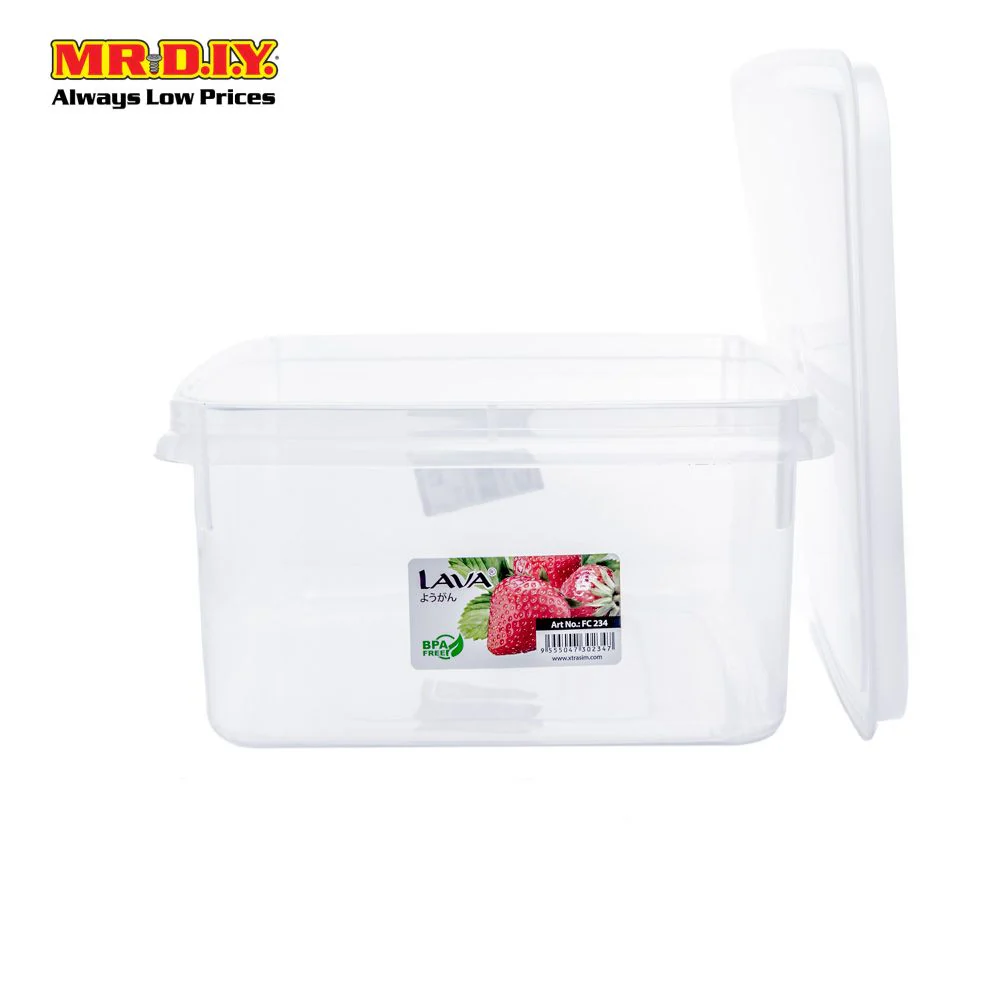 LAVA Plastic Food Container with Lid (4.5L) - Image 5