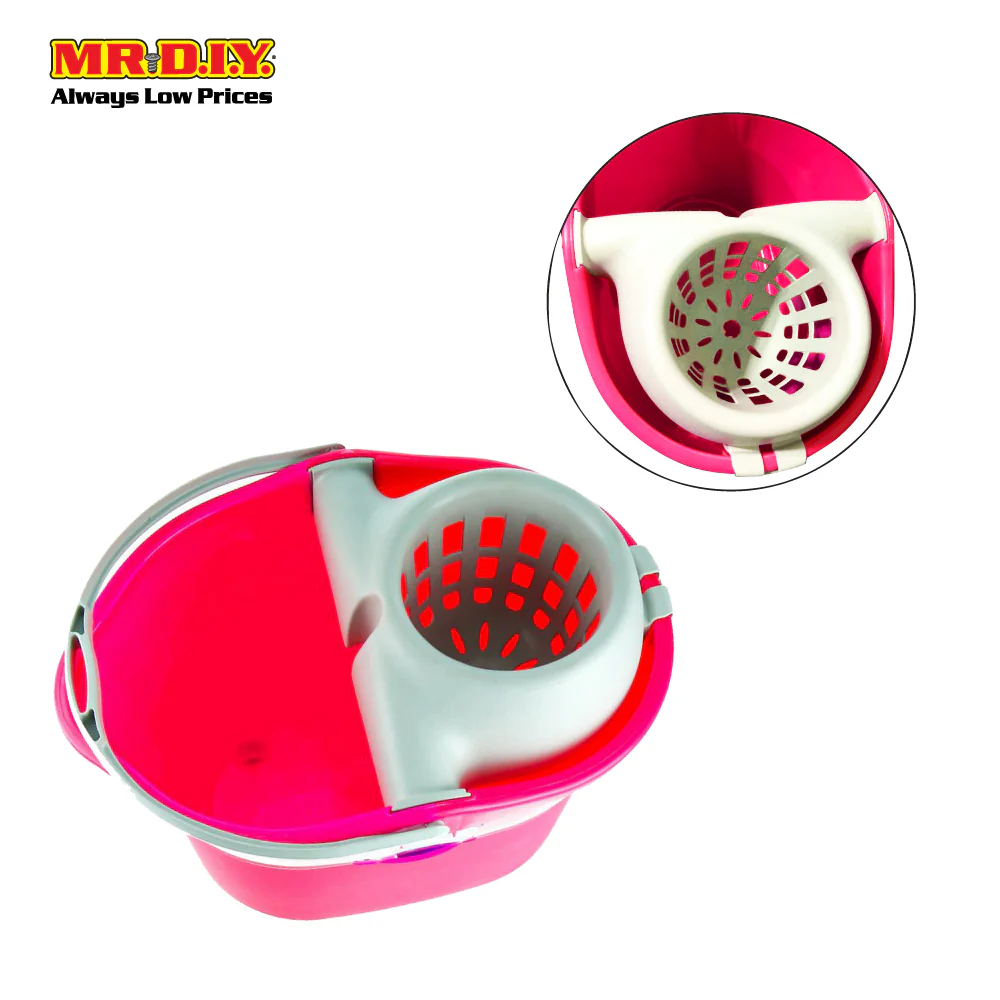 LAVA Plastic Mopping Pail Strainer with Wheels (17.5L) - Image 3