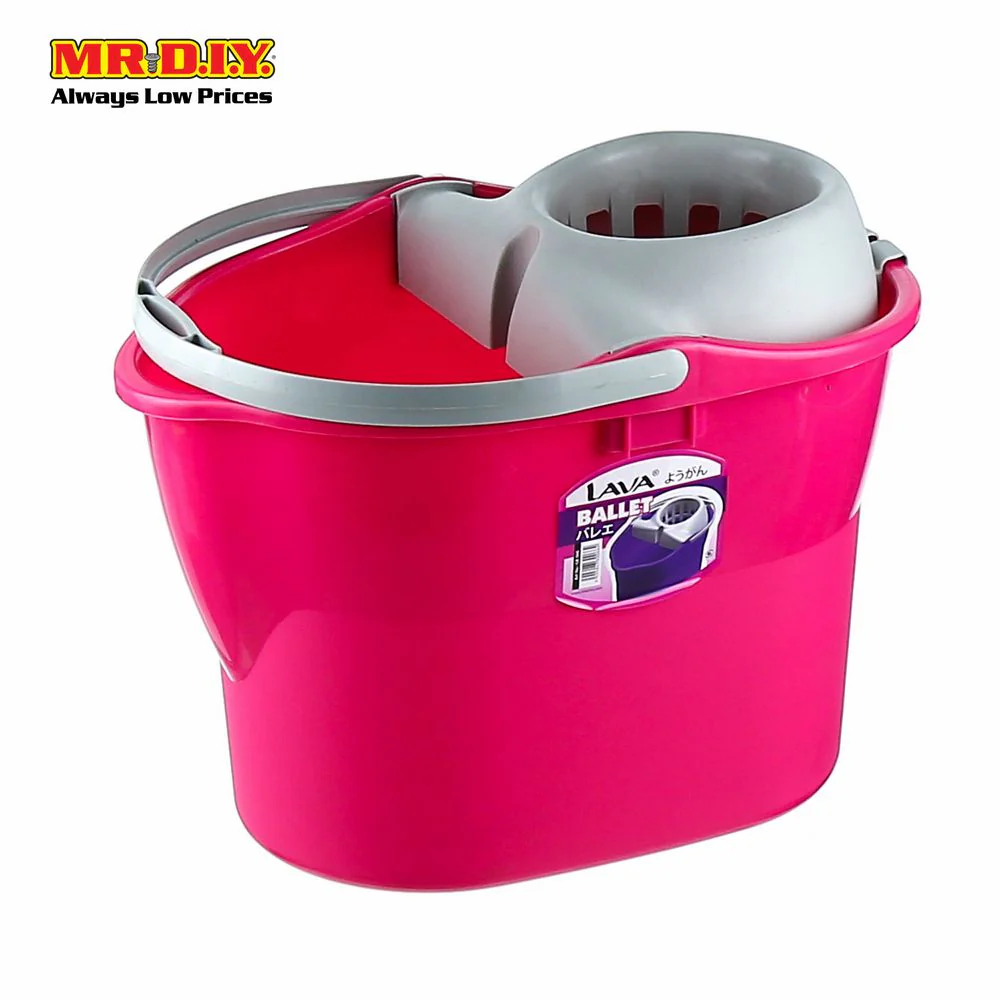 LAVA Plastic Mopping Pail Strainer with Wheels (17.5L) - Image 7