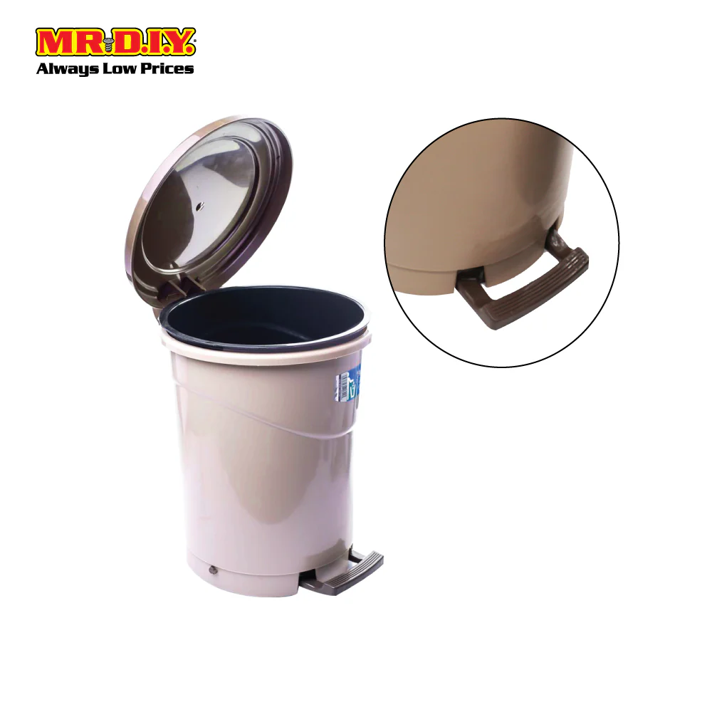LAVA Plastic Round Step Dustbin (10L) - Image 3