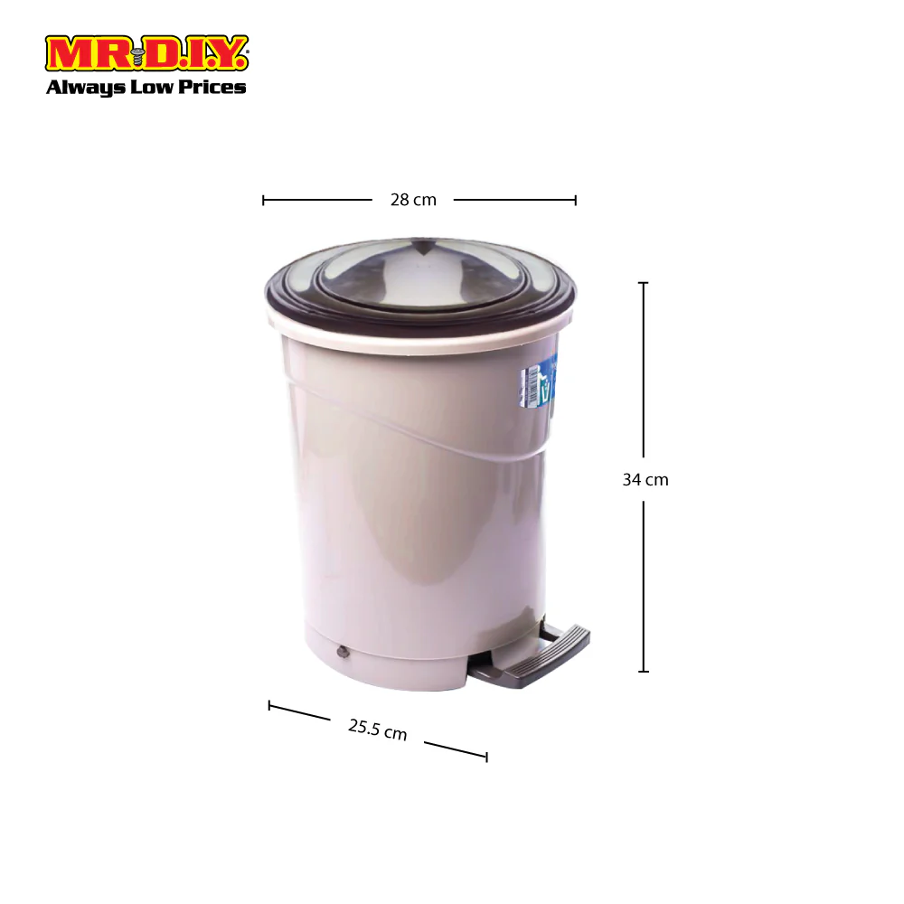 LAVA Plastic Round Step Dustbin (10L) - Image 4