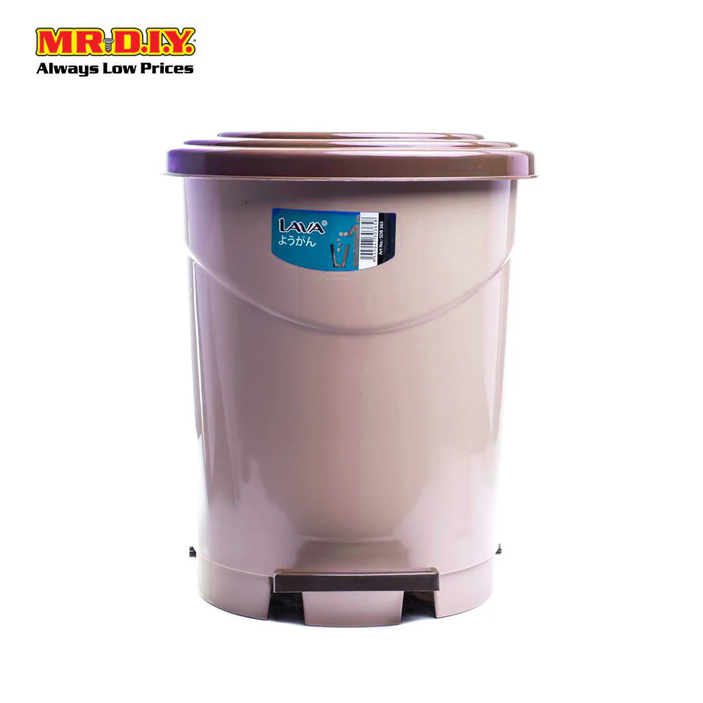 LAVA Plastic Round Step Dustbin (10L) - Image 5