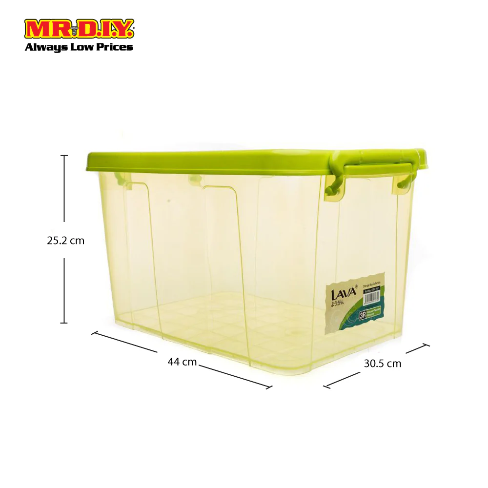 LAVA Plastic Storage Box With Lid (21L) - Image 3
