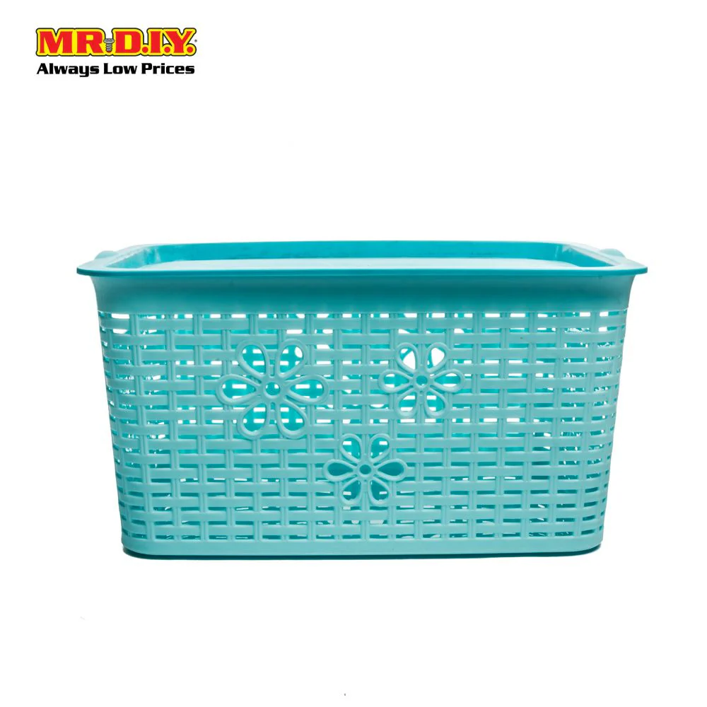 LAVA Rectangular Plastic Basket with Lid  (41.9cm x 29.5xm) - Image 6