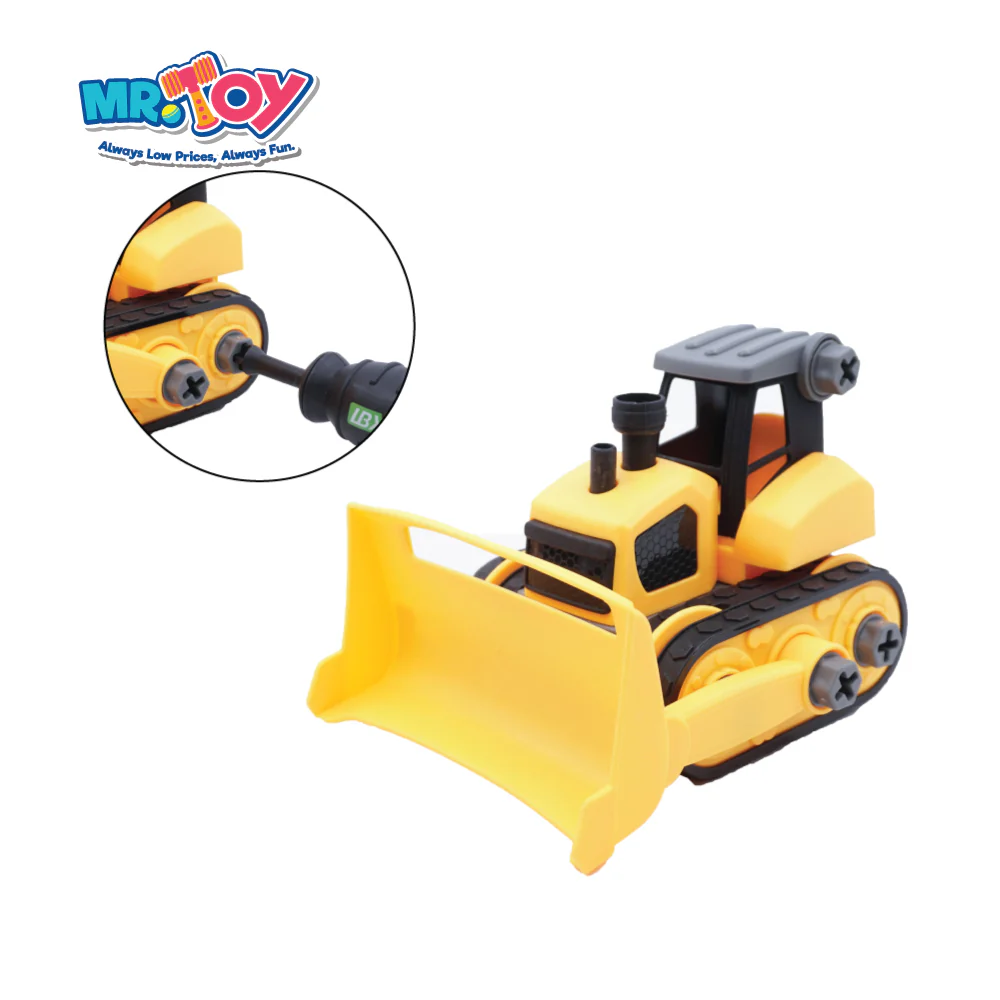 (MR. DIY) LEBX Bulldozer Truck Assembled Playset Toys - Image 2