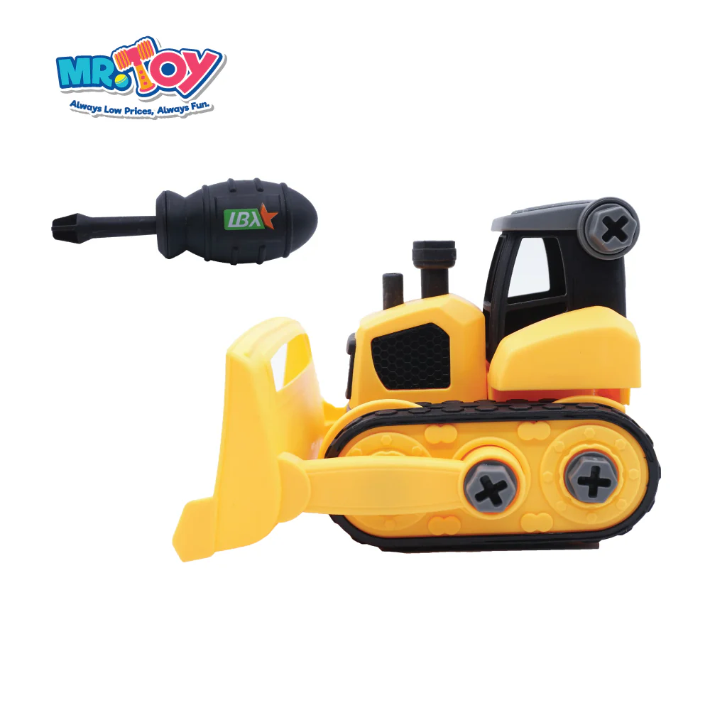 (MR. DIY) LEBX Bulldozer Truck Assembled Playset Toys - Image 3
