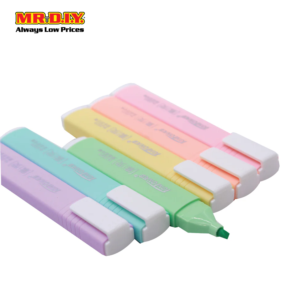(MR.DIY) Light Colour Highlighter (6pcs) - Image 4