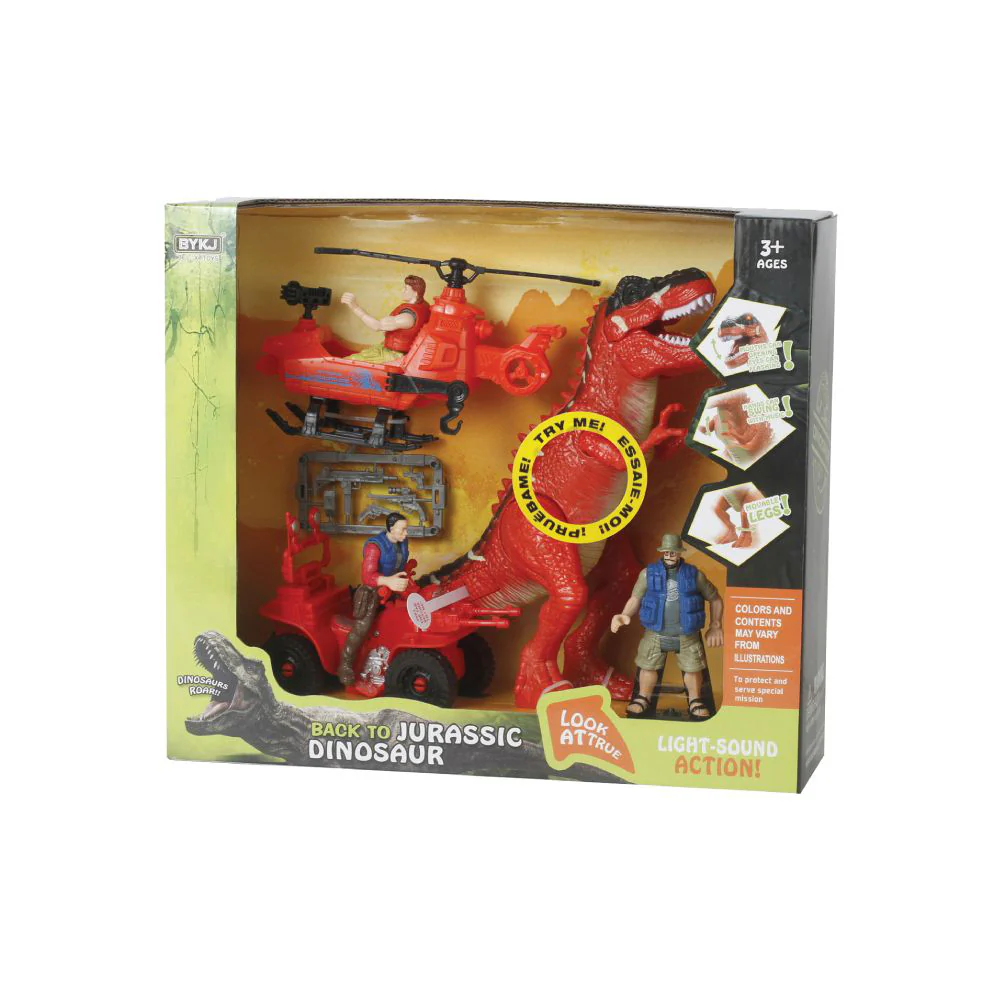 (MR. TOY) Light Sound Dinosaur Playset - Image 4