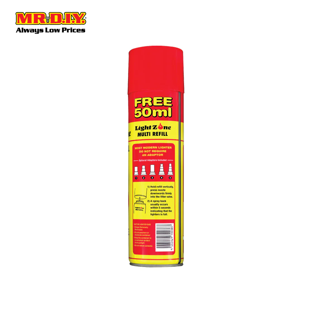LIGHT ZONE Universal Butane Fuel (300ml) - Image 3