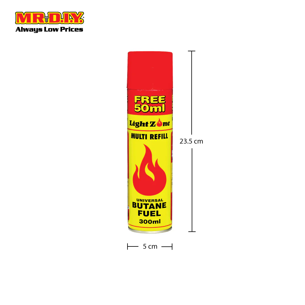 LIGHT ZONE Universal Butane Fuel (300ml) - Image 6