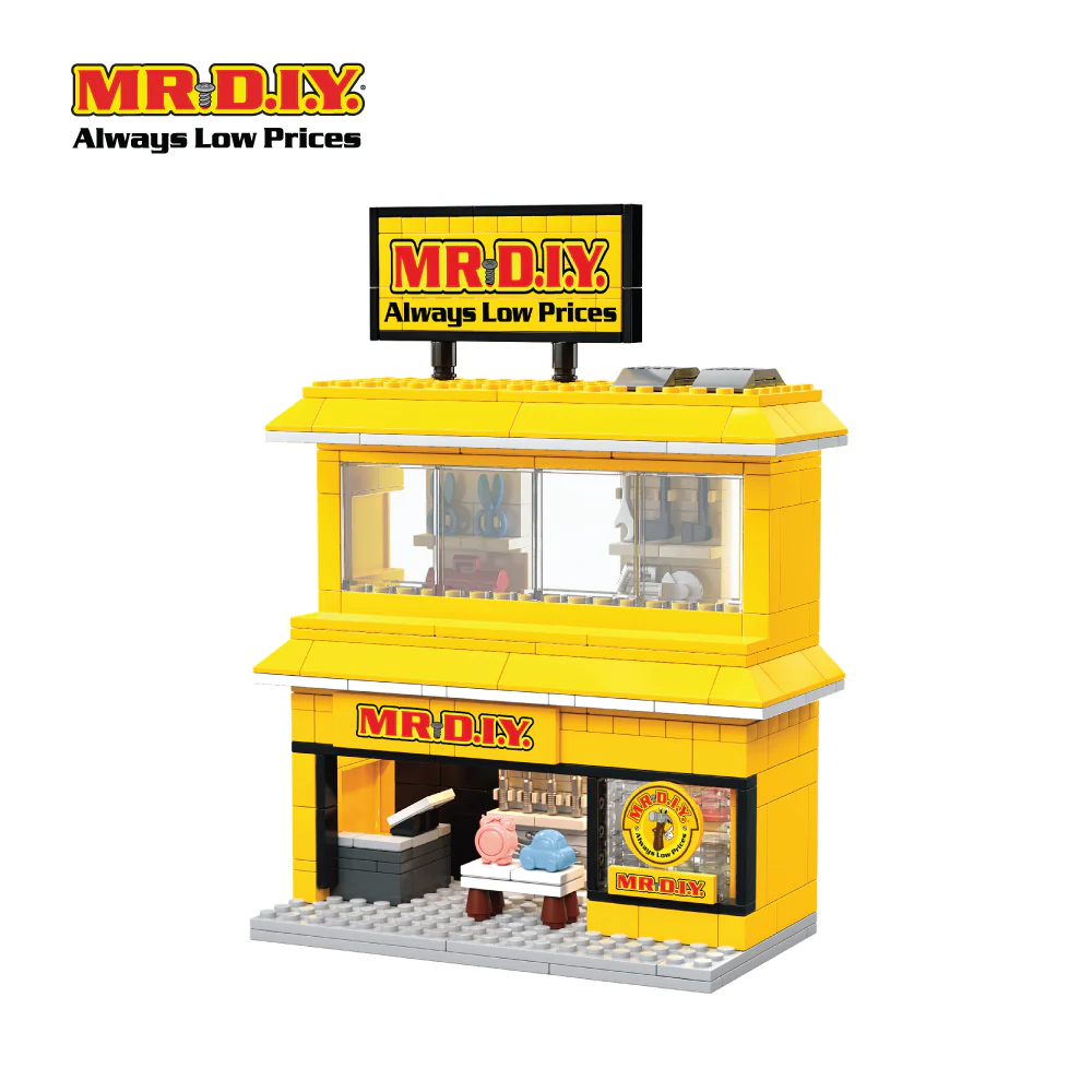 [LIMITED EDITION] MR.DIY Double Story Shop Building Blocks (343 pcs) - Image 3
