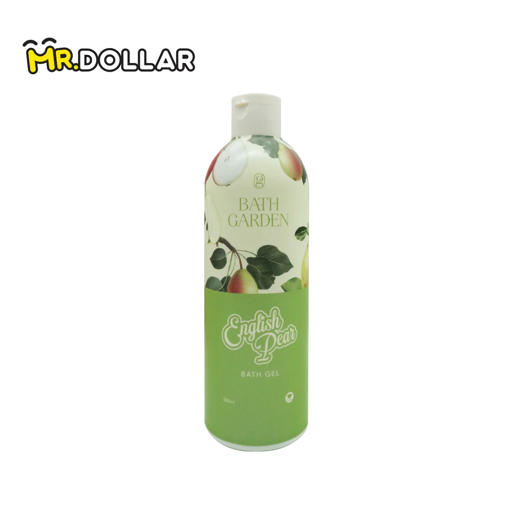 [LIMITED EDITION] NEW BATH GARDEN Softening & Brightening Bath Gel Body Wash (300ml) English Pear - Image 4