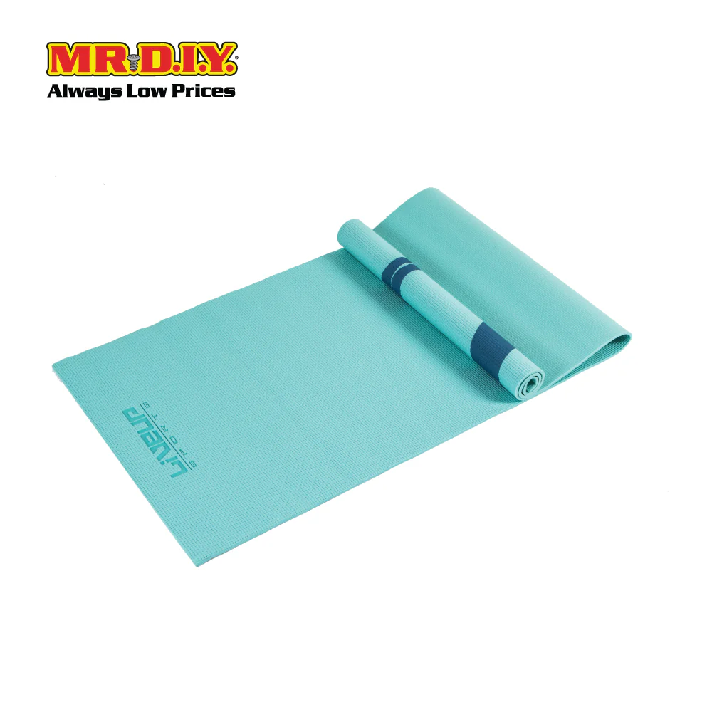 LIVEUP Sports Printing PVC Yoga Mat - Blue [LS3231C] (173cm) - Image 2