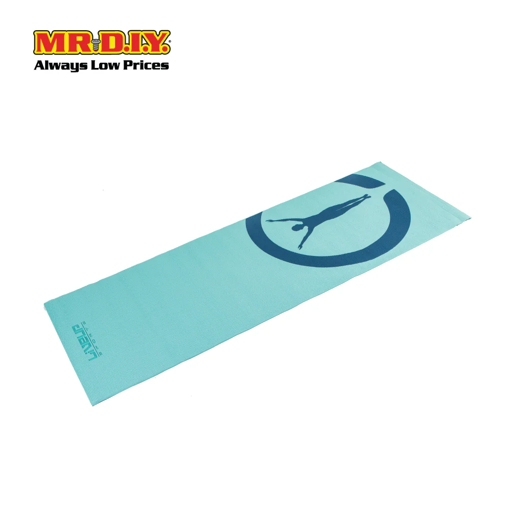 LIVEUP Sports Printing PVC Yoga Mat - Blue [LS3231C] (173cm) - Image 3