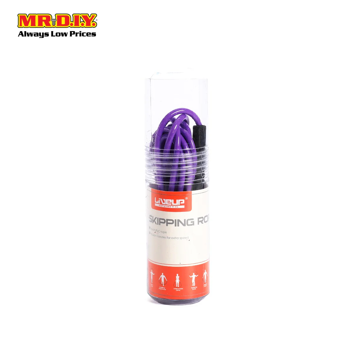 (MR.DIY) LIVEUP PVC Adjustable Speed Skipping Jumping Rope - Image 2
