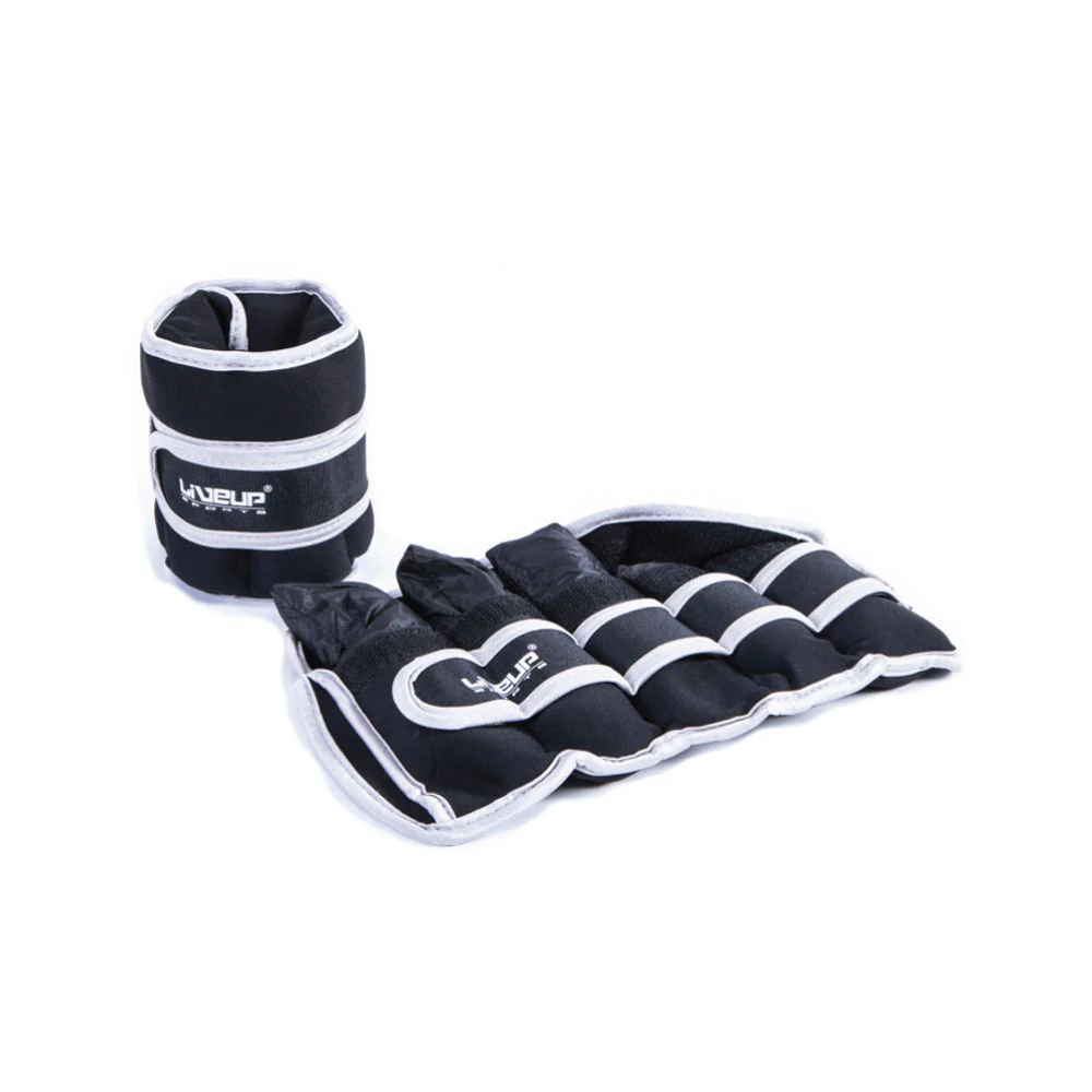LIVEUP Sports Adjustable Ankle Weights (2 PCS) (2.5KG) LS3031 - Image 4