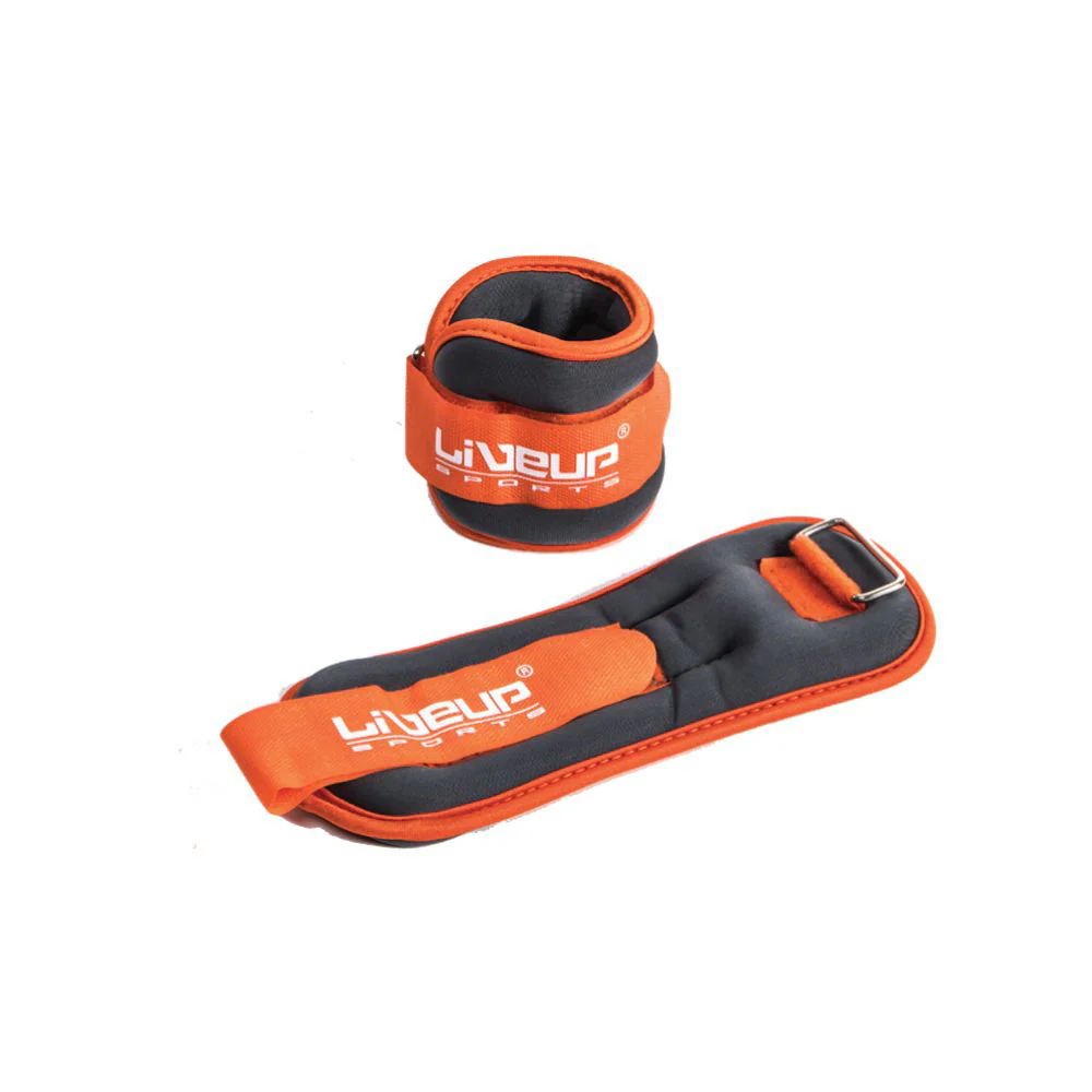 LIVEUP Sports Adjustable Wrist and Ankle Weights Twin-Pack (0.5KG) LS3049 - Image 4