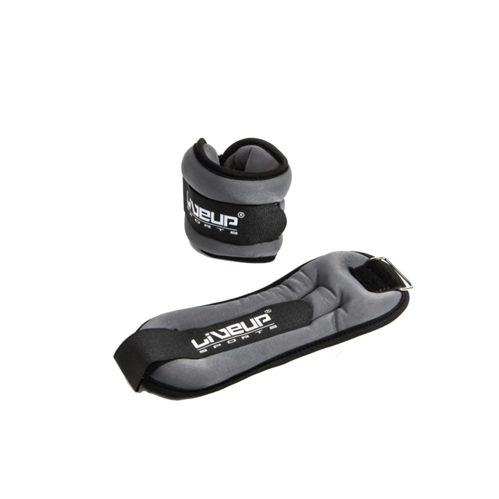 LIVEUP Sports Adjustable Wrist and Ankle Weights Twin-Pack (1KG) LS3049 - Image 4