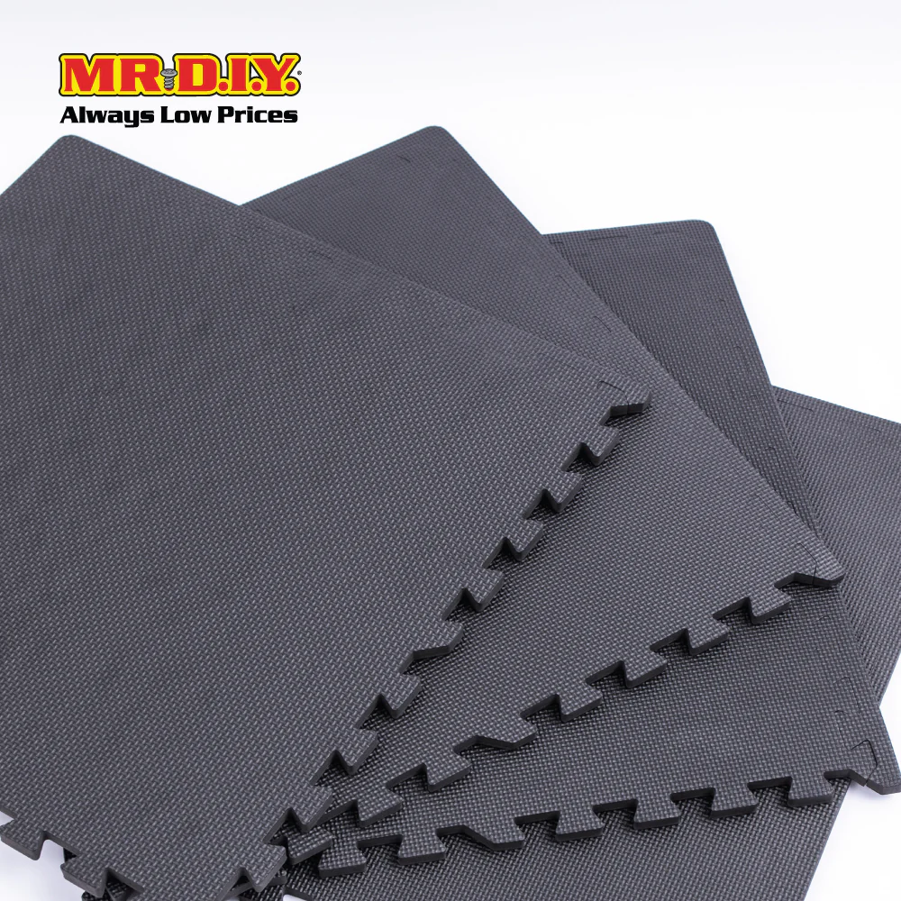 LIVEUP Sports Black Foam Interlock Mat (4 PCS) (60cm) LS3259 - Image 3