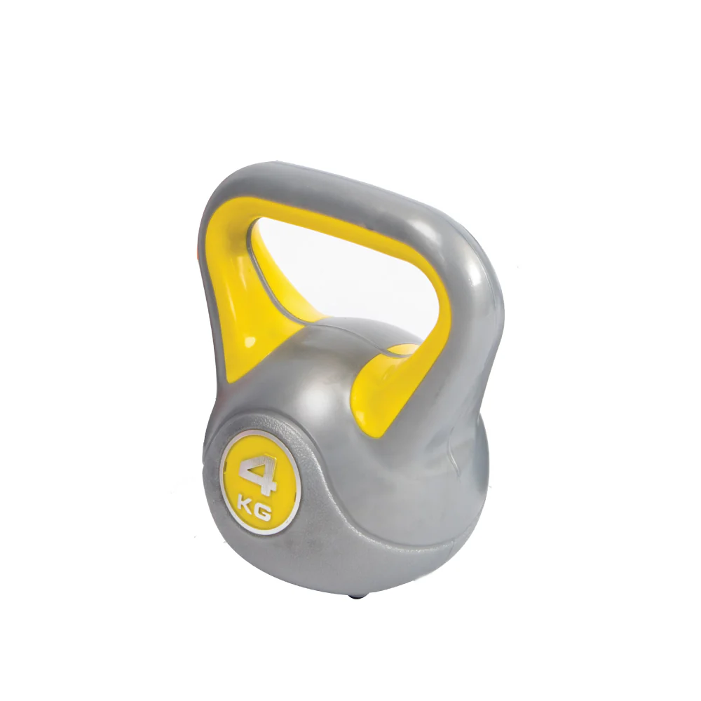 LIVEUP Sports Cement Kettlebell (4KG) - Yellow LS2047 - Image 4