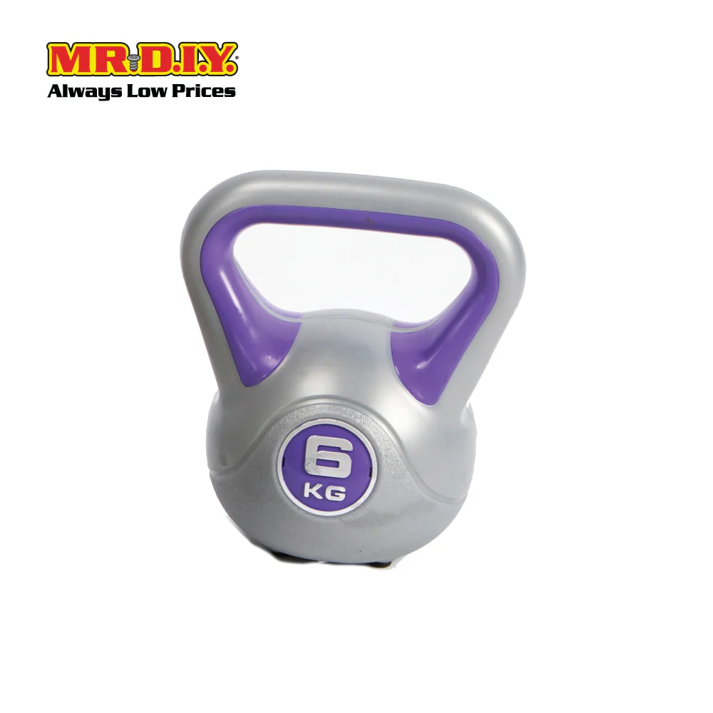 LIVEUP Sports Cement Kettlebell (6KG) - Purple LS2047 - Image 2