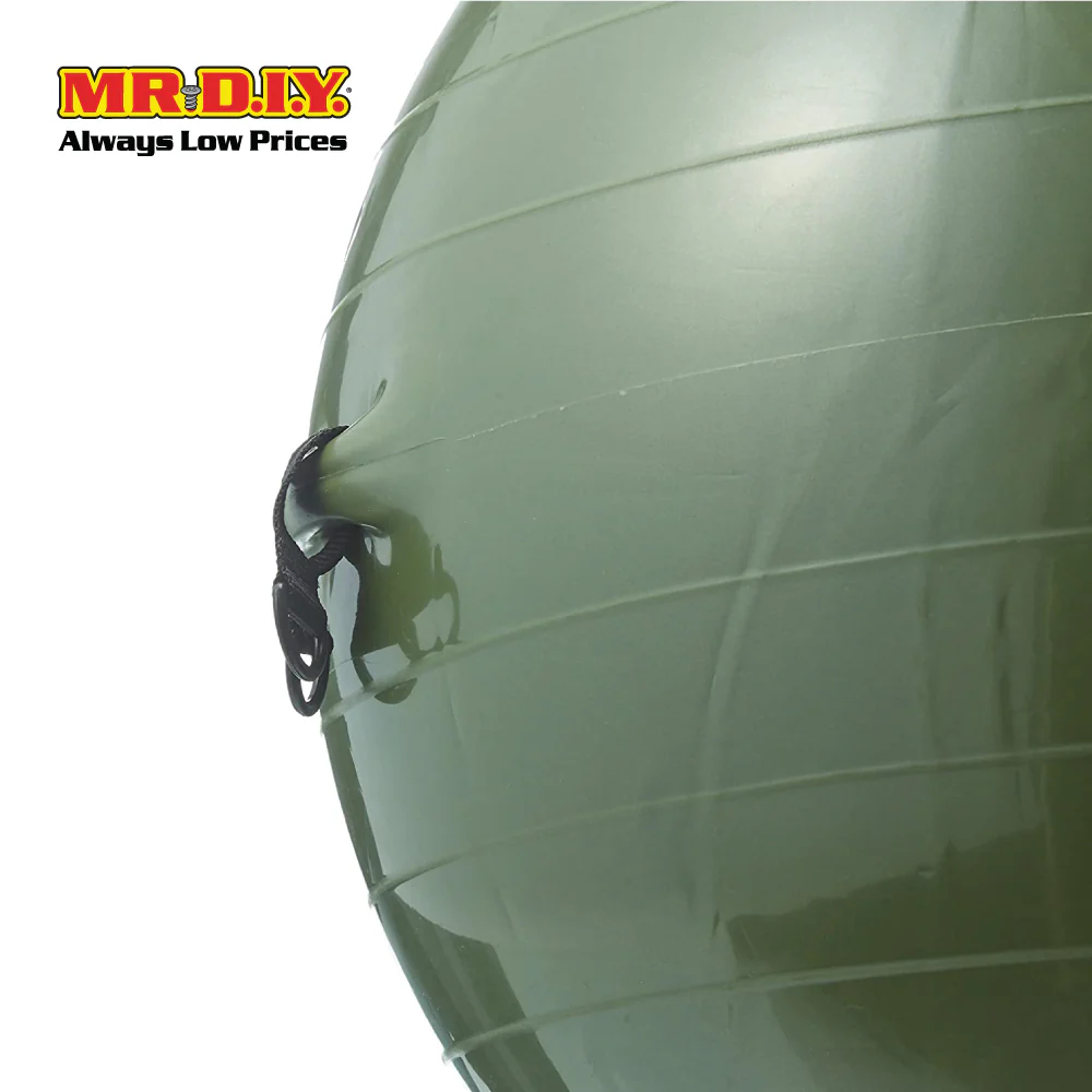 LIVEUP Sports Exercise Gym Ball With Expander - Grey (65cm) LS3227 - Image 3
