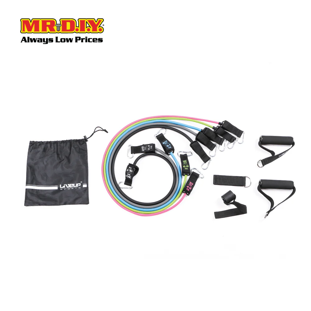 LIVEUP Sports Expander Tube Set (11 PCS) LS3625 - Image 2